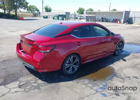 2021 Nissan Sentra Sr Xtronic Cvt z USA, uszkodzony, nr VIN 3N1AB8DV7MY254256